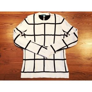 Pim + Larkin Windowpane Sweater